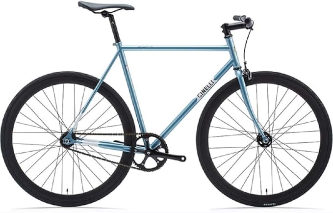 Cinelli Gazzetta Complete Blue Alloy Fixed Gear Bike