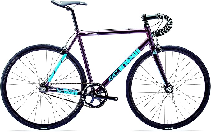 Cinelli Tipo Pista Single Speed Purple Aluminum Fixed Gear Bike