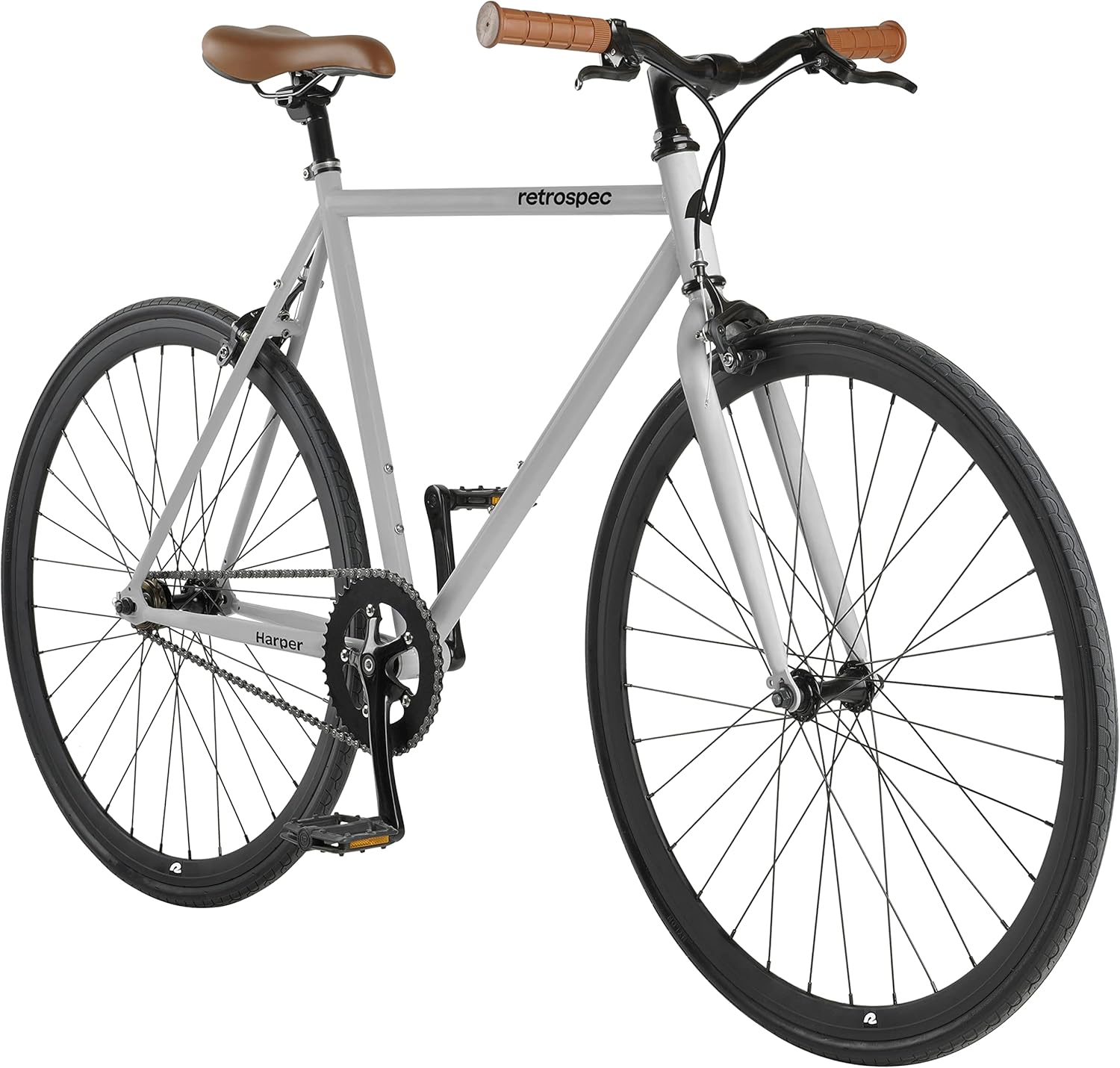 Retrospec ‎Harper Single Speed Fixed Gear Bike, Gray