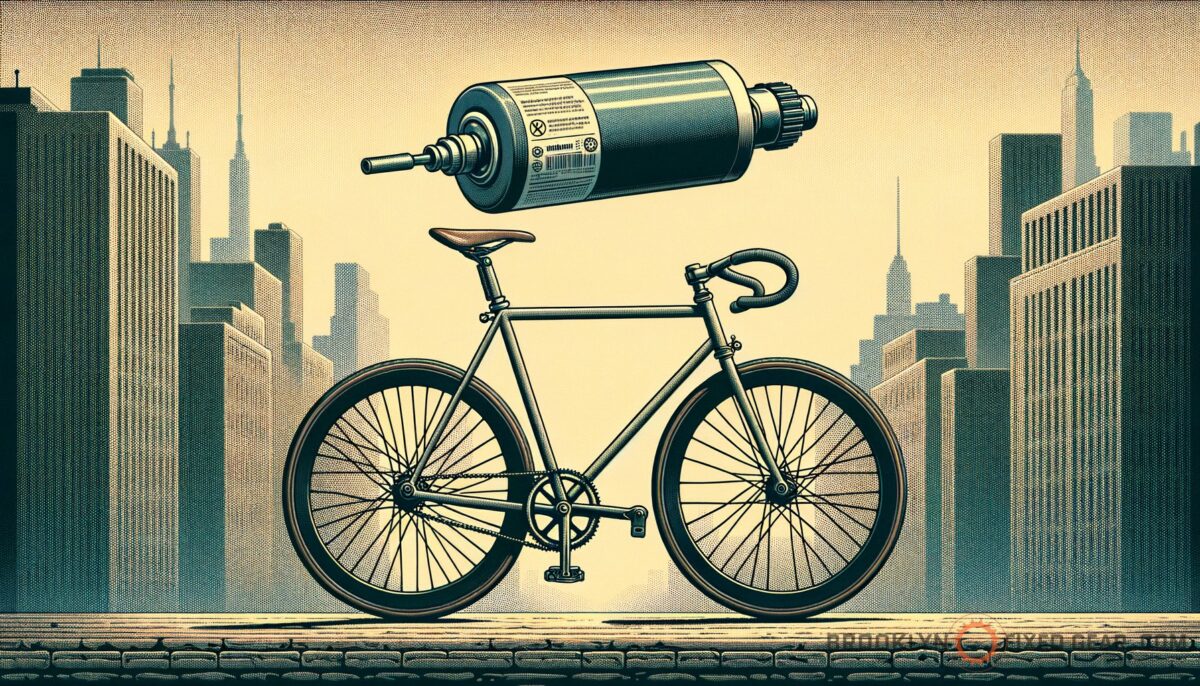 Featured image for a blog post called fixed gear bike should you electrify your fixie think twice.